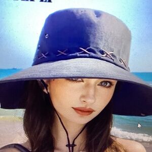 VINTAGE WIDE BRIM HAT